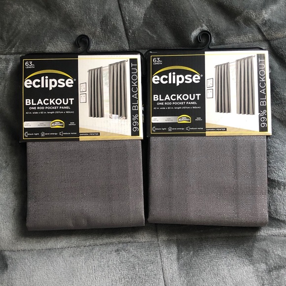 Eclipse Other - NWT Eclipse Black Out curtains set of 2 Samara